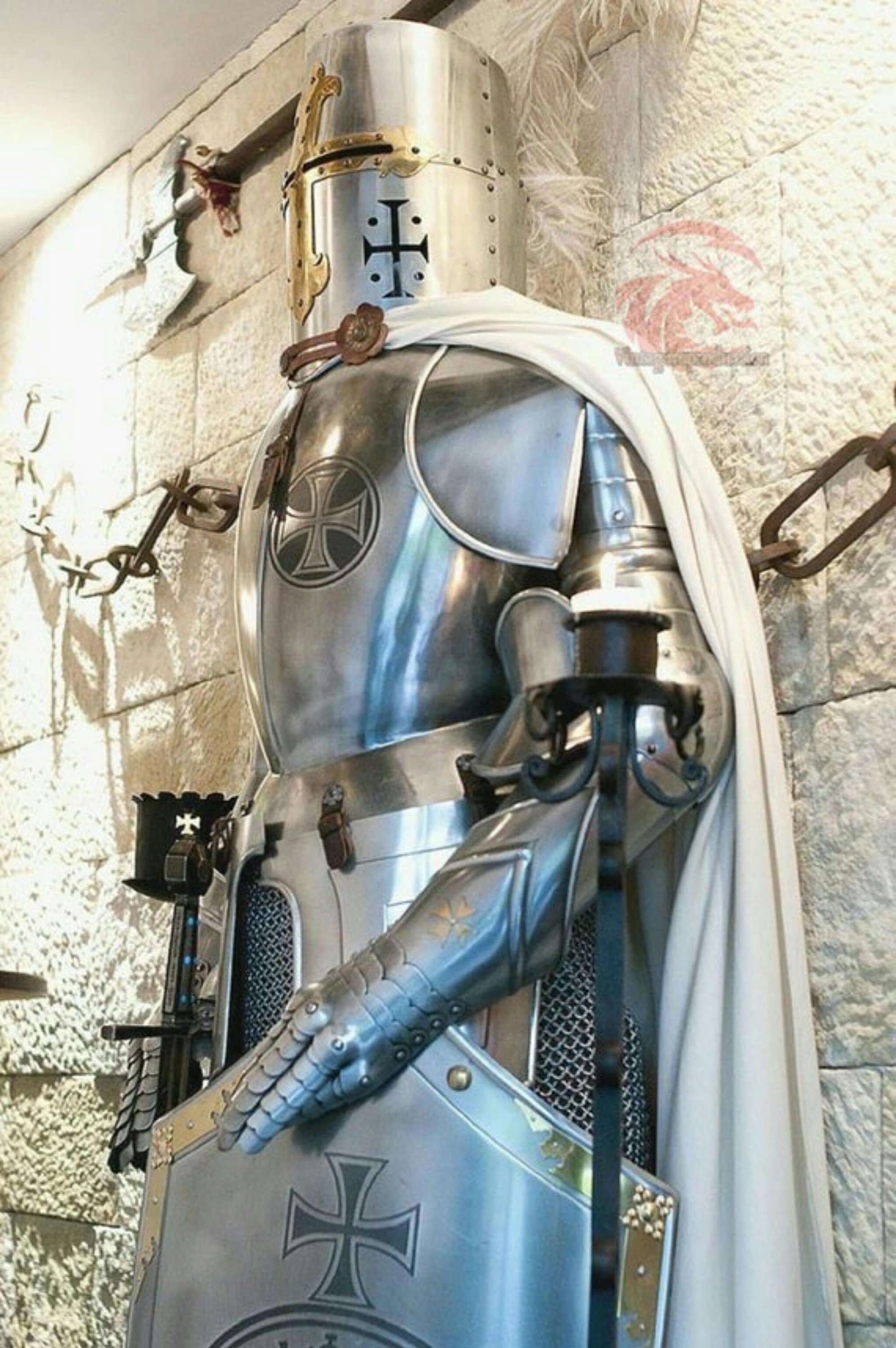 Medieval Knight Templar Armour Suit Battle Warrior Full Body | Etsy