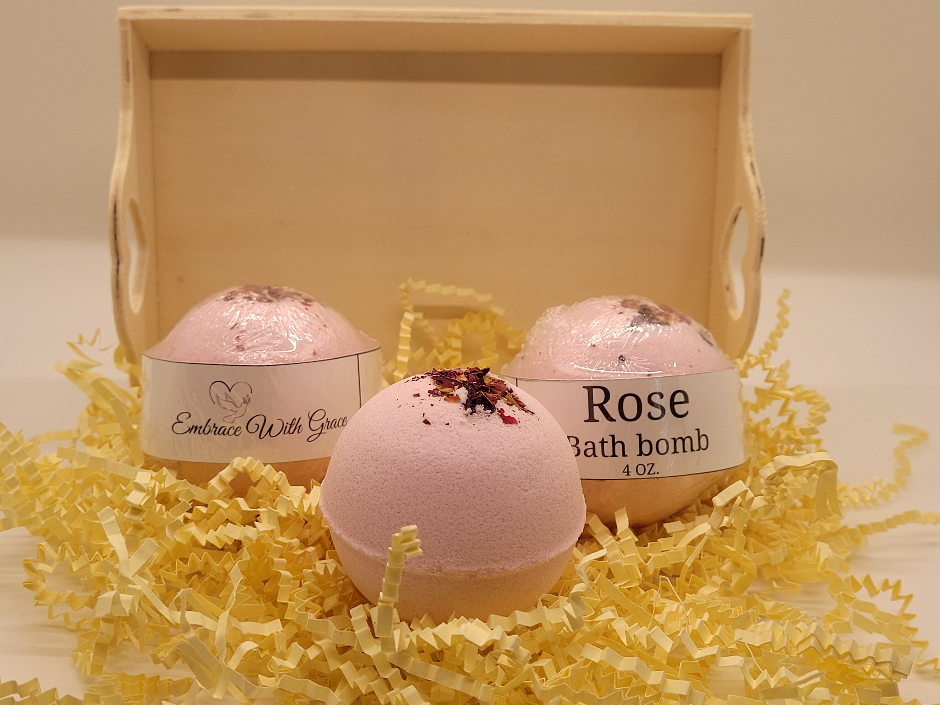 Rose Fragrance Infused Bath Bombs Etsy