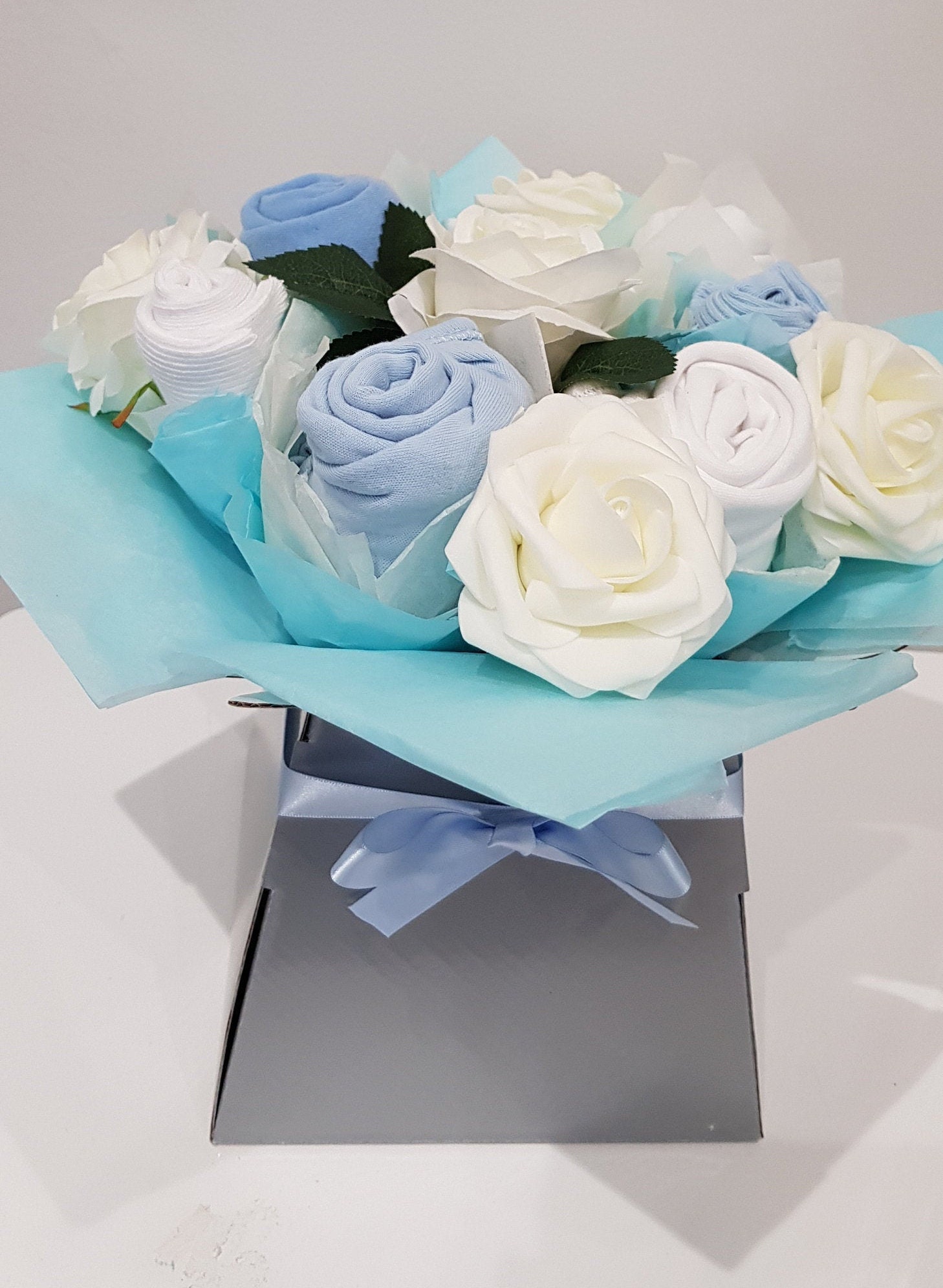 Perfect Newborn Baby Clothing Bouquet Roses Flowers Baby Boy Etsy UK