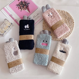 Women Socks，Warm Socks, Ear socks，Women Sleeping Socks, Cat socks,Warm Winter Socks, Cute Socks, Fuzzy Socks, Socks,Christmas Gift socks