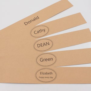 Personalized Kraft Brown Paper Labels ，Custom Sock Labels