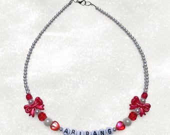 arirang parelketting met kralen