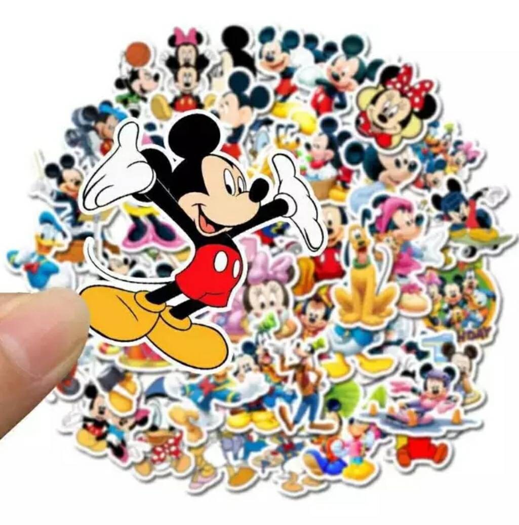 50 pack Mickey Mouse stickers vinyl stickers hard hat decal | Etsy