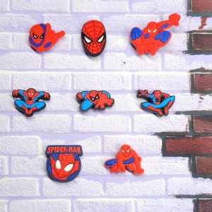 Spiderman Croc Charms, Superhero Croc Charms, Shoe Charms 