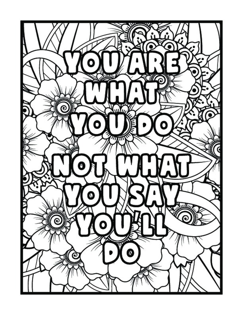 17 Inspiring Coloring Pages - Etsy