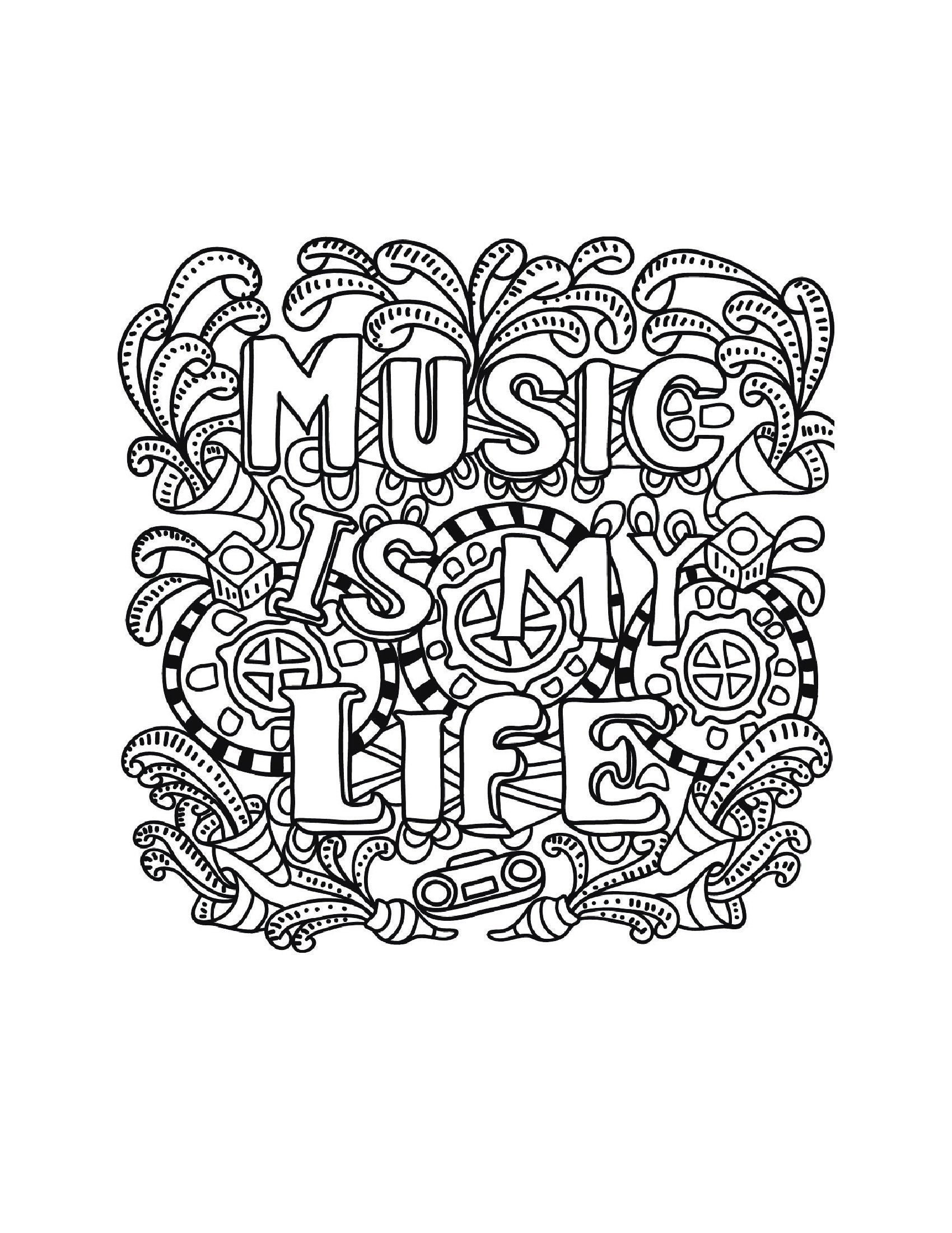 50bonus of Adult Coloring Pages, Printable Coloring Pages, Motivational ...