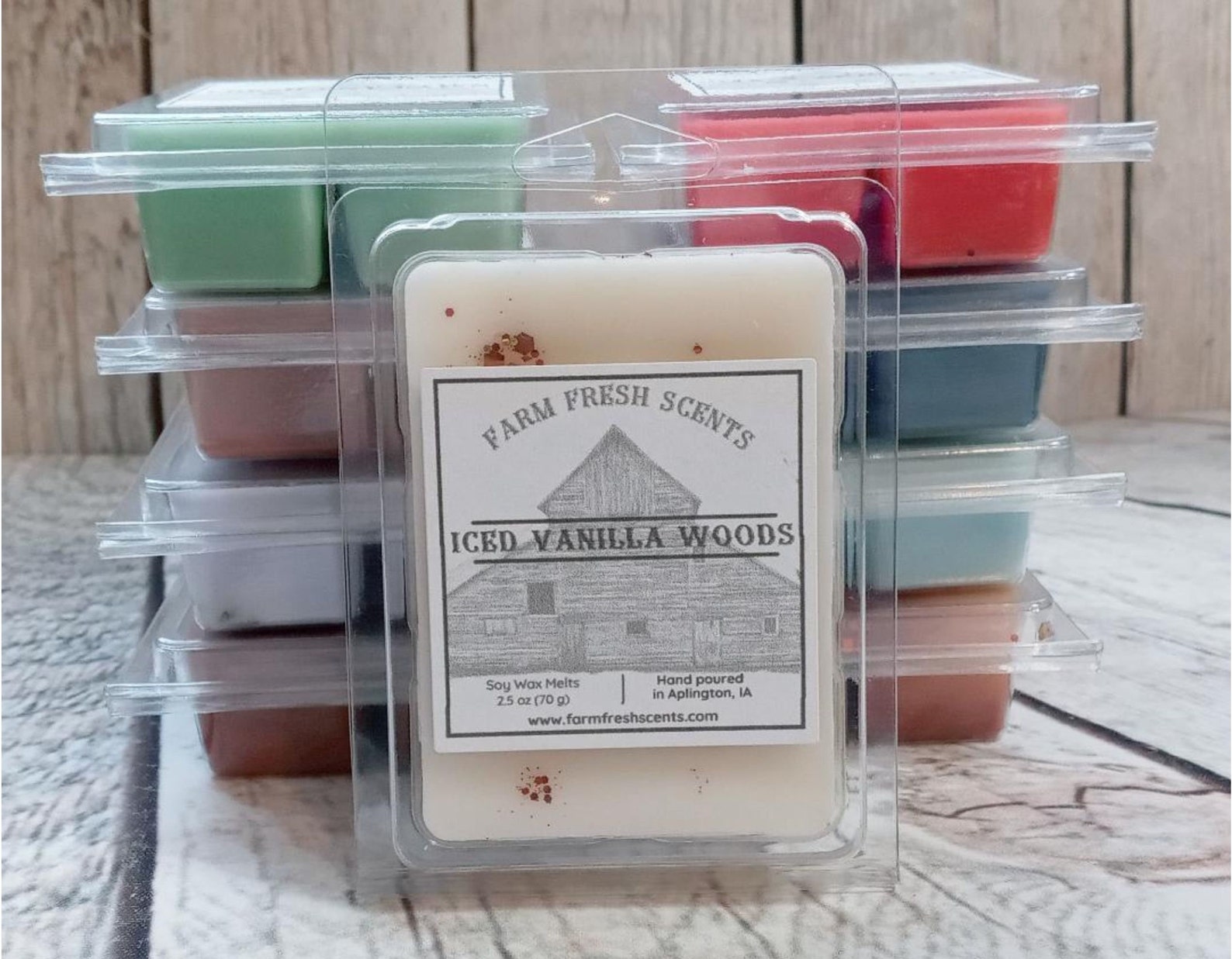 Iced Vanilla Woods Clamshell Natural Soy Wax Wax Cubes for Etsy