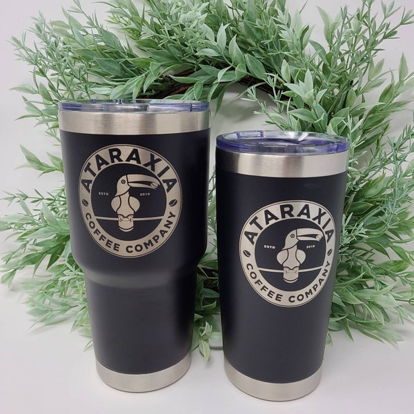 Personalized Insulated Tumbler Laser Engraved 20oz / 30oz / 40oz