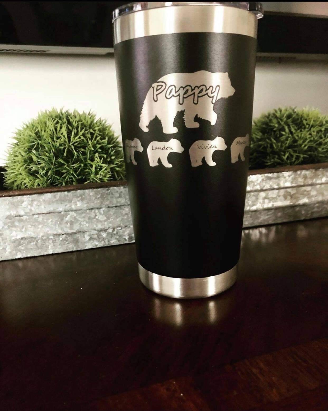 Custom Tumbler Laser Engraved 20oz / 30oz Etsy