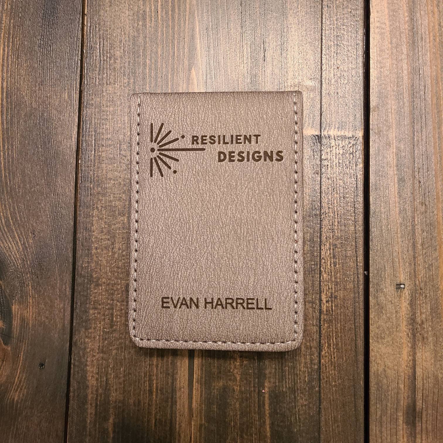 Custom Leather Business Card Holder Etsy