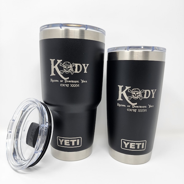 Custom YETI Rambler Tumbler Laser Engraved 10oz / 20oz / 30oz