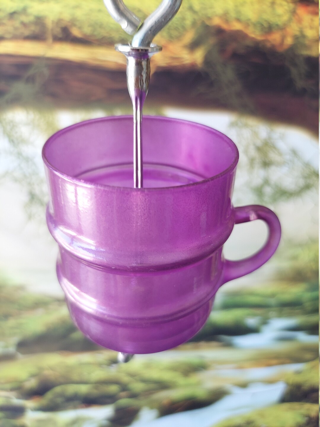 Shrdaepe Comedero Para Colibríes, Comedero Para Pájaros Con Botella De Vidrio, 5 Puertos De Alimentación, Capacidad De Néctar De 10 Onzas