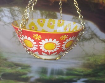 Bird Feeder, Ceramic Planter, Hanging Planter, Bird Lover Gift, Gift for Mom, Gift for Dad, Hanging Planter Indoor, Hanging Planter Outdoor