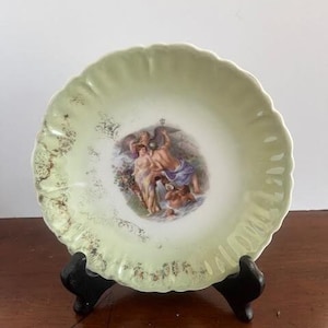 Vintage Hand Painted Plate