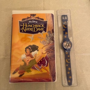 Walt Disney Masterpiece The Hunchback of Notre Dame VHS and Collectible Watch