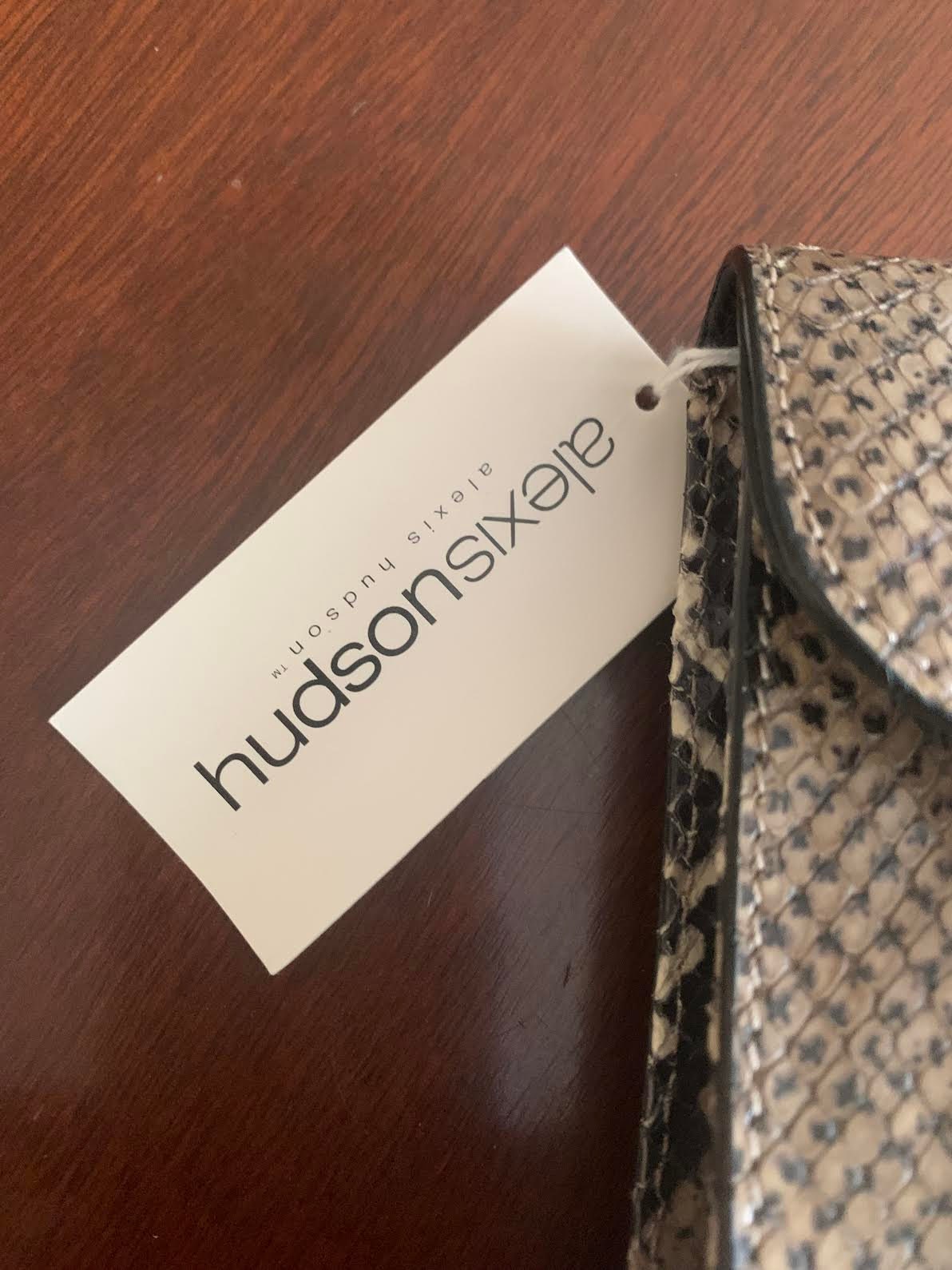 Alexis Hudson Cappucino Snakeskin Cortina Clutch - Etsy