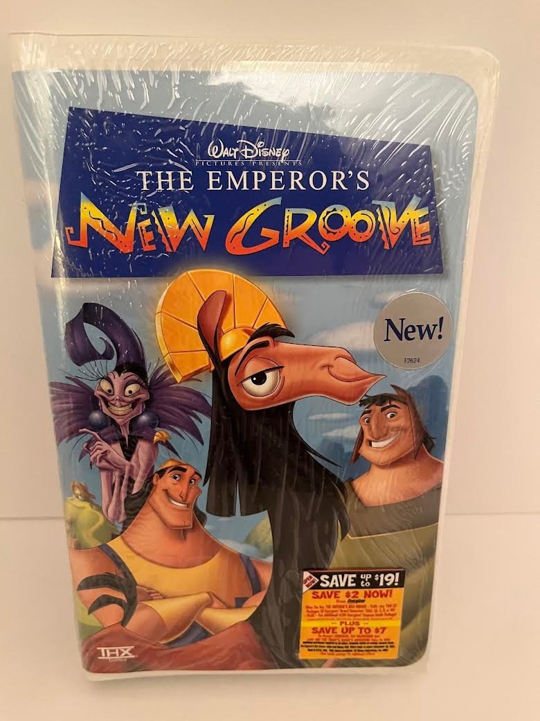 Walt Disney Pictures Presents Kronk's New Groove VHS - Media