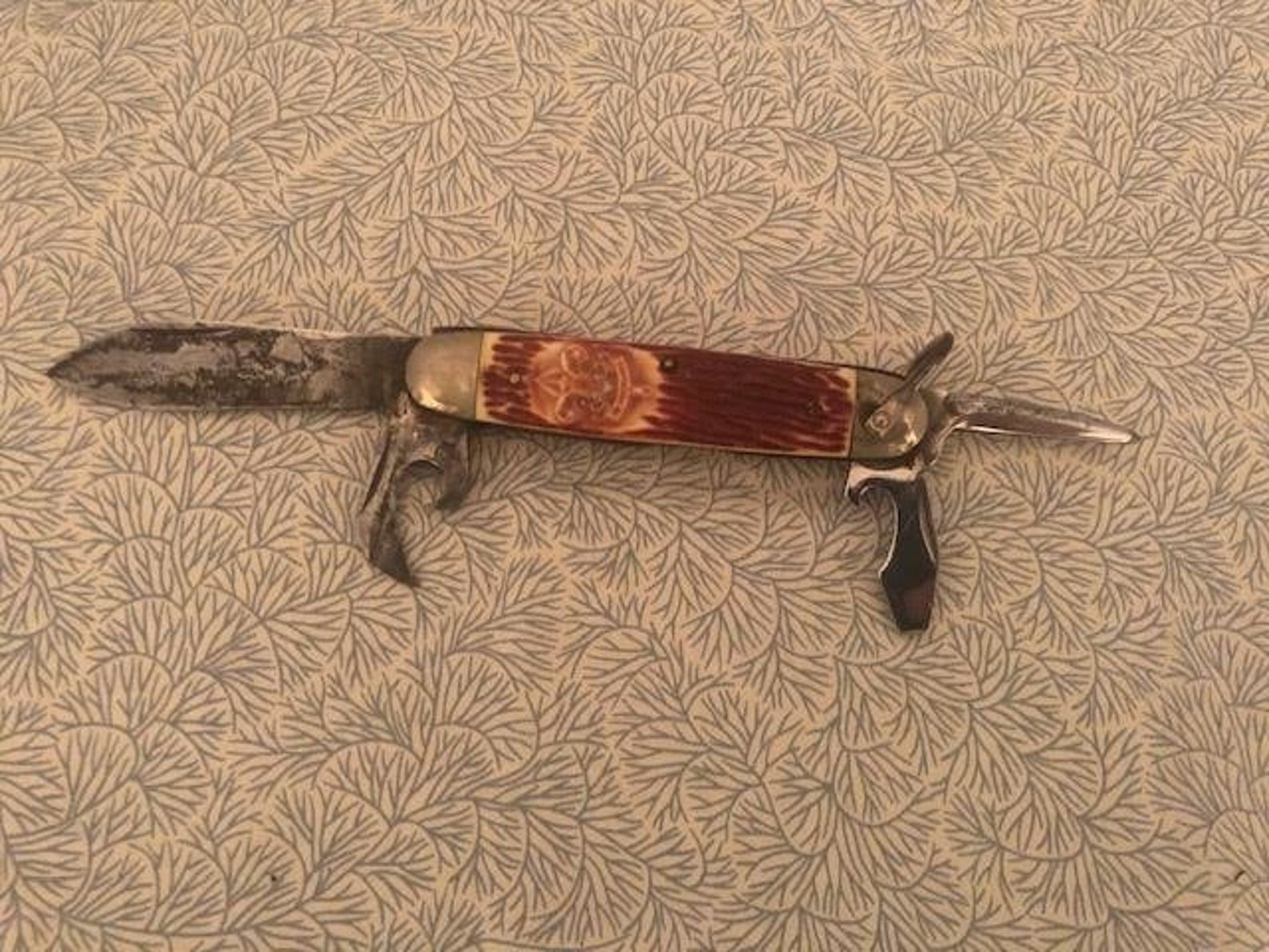 Vintage Boy Scout Knife Etsy