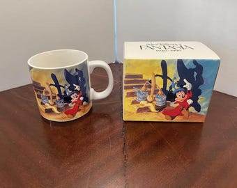 Vintage Walt Disney's Fantasia Anniversary Mug 1940-1990