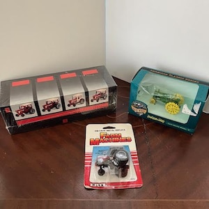 Various Toy Model Tractors Including IHS, ERTL and Farm Machines