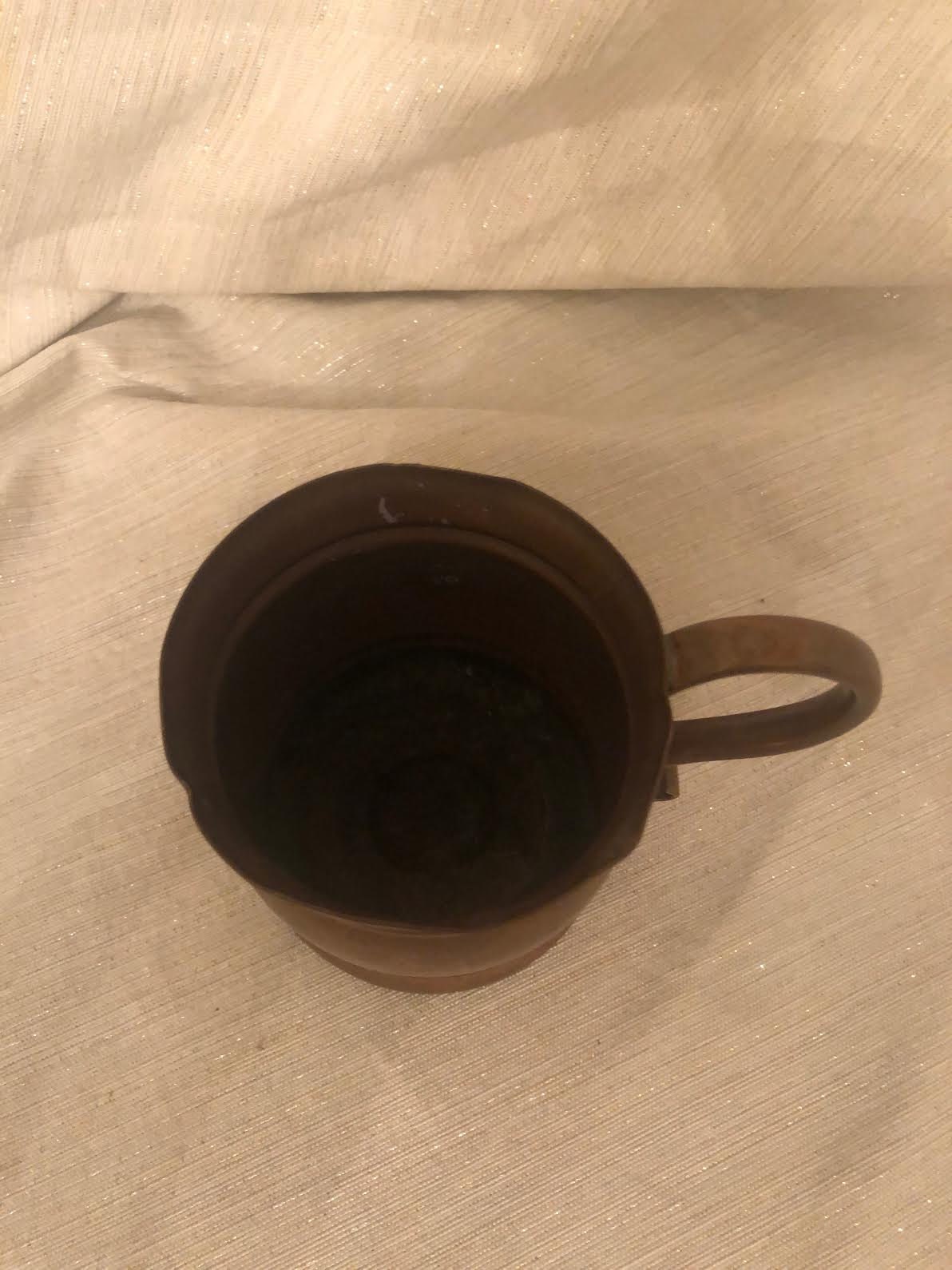 Vintage Gregorian Solid Copper Mug Etsy