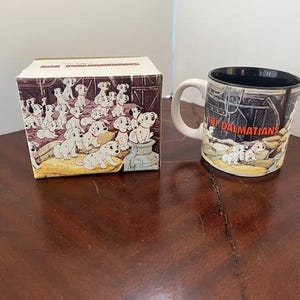 Vintage Walt Disney 101 Dalmatians Mug