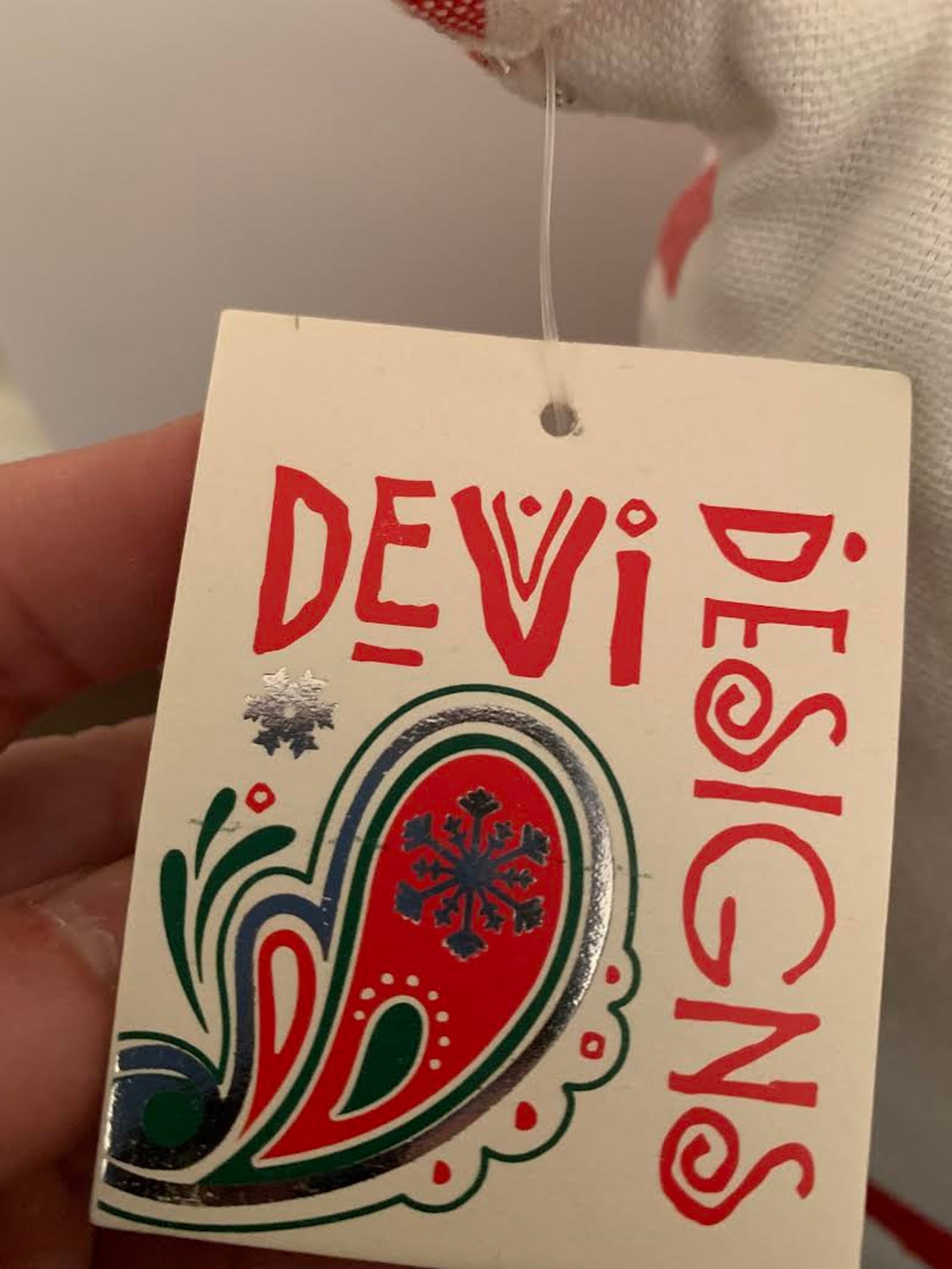 Devi Designs Merry Pillow Etsy