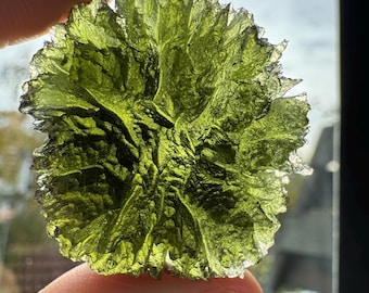 Moldavite Besednice Jezkovna 20.16g hedgehog super rare size rare location AAAAA