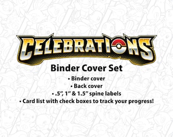 Pokemon Celebrations 25th Anniversary Binder Insert Set (digital Download)  - Etsy