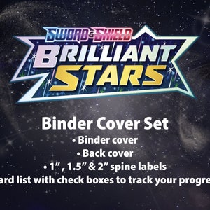 Zwaard en schild | Brilliant Stars - Etikettencollectie - omslag, achteromslag, rug en setlijst