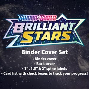 Schwert & Schild | Brilliant Stars - Ordner Label Collection - Cover, Rückdeckel, Buchrücken und Setlist