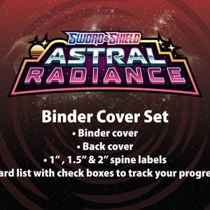 Zwaard en schild | Astral Radiance - Etikettencollectie - omslag, rug, achteromslag en setlijst