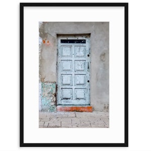 Colorful Door I, Cozumel, Mexico Digital Photography Print