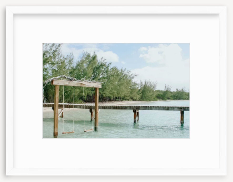 Ocean Swings, Eleuthera, Bahamas Digital Photography Print Etsy New