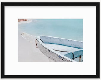 Colorful Boat IV, Cozumel, Mexico Digital Photography Print
