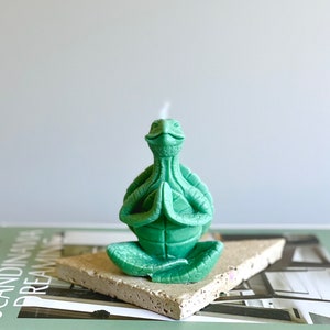 Turtle, yoga gifts, turtle gifts, meditation,candles, home decor, gifts for friends, holistic, holistic gift, cottagecore, beach house decor