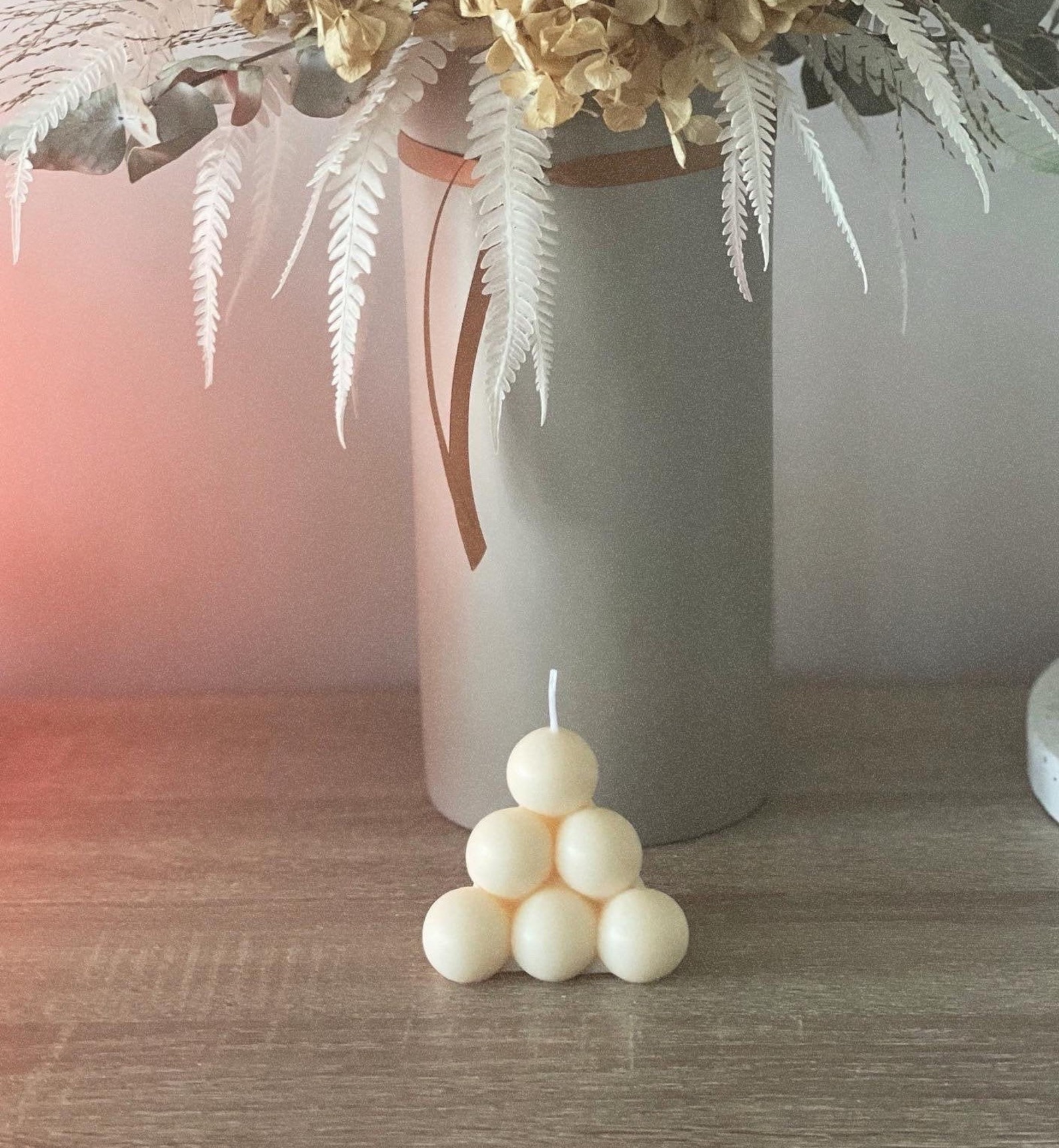 Bubble Candle Triangle Bubble Decorative Candle Soy Wax Etsy Australia