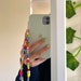 Cute beaded y2k style phone chain / charm / strap / colourful 90s style / tik tok / handmade