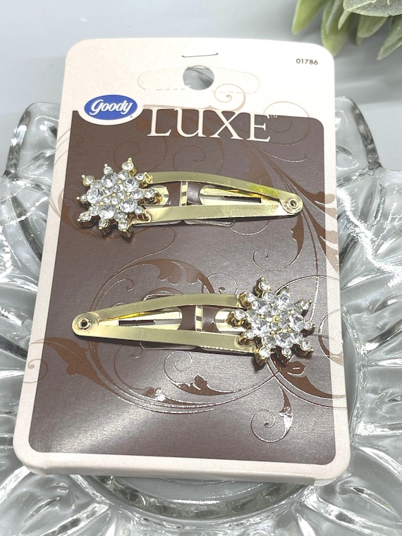 NEW Rosantica Set of two gold-tone crystal hair clips in dust bag An icon, in full shine. Rosantica Milano main image 3