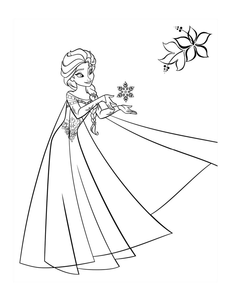Frozen Coloring Book Etsy
