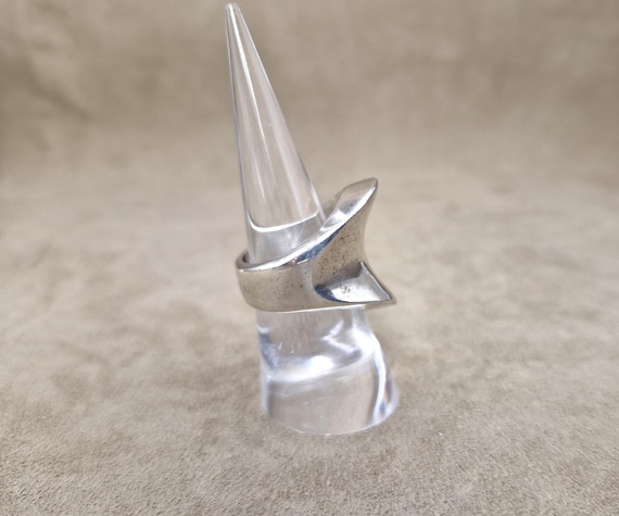 Sterling Silver Ring Solid Silver Statement Ring … - image 4