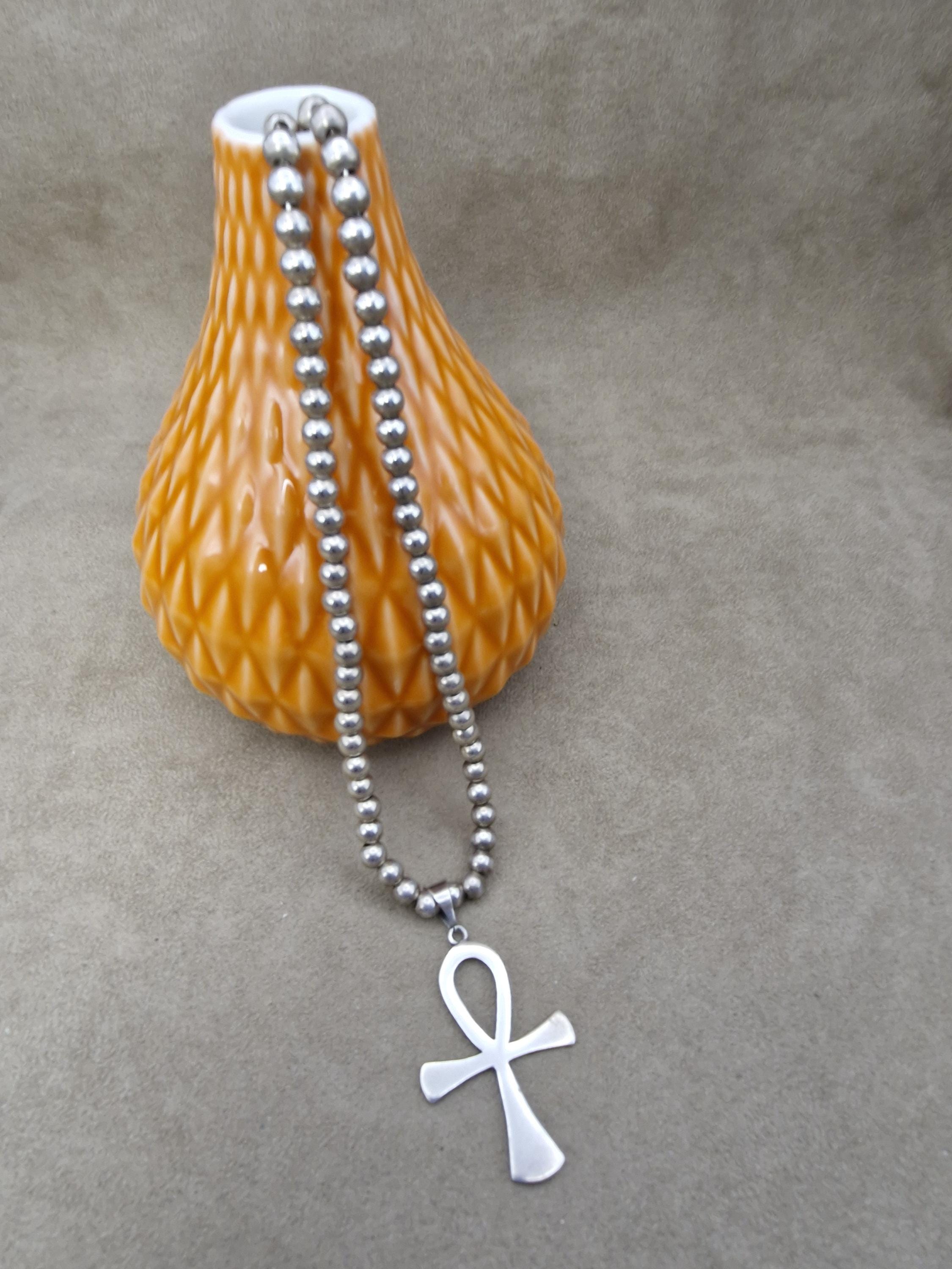 Mexican silver taxco cross necklace - Etsy 日本