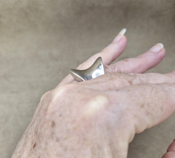 Sterling Silver Ring Solid Silver Statement Ring … - image 9