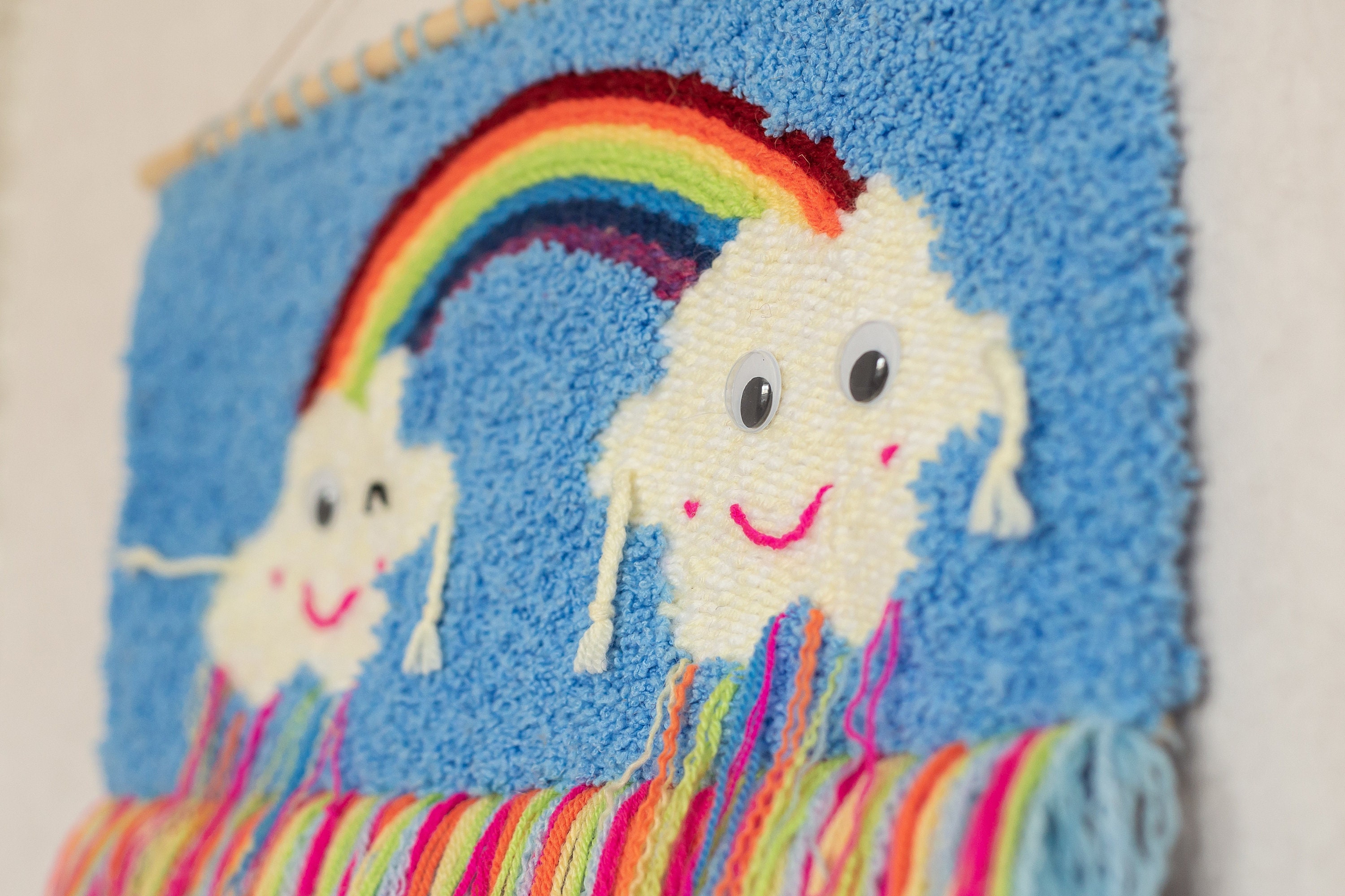 Colorful tapestry for children's room Wall decor Woven Etsy