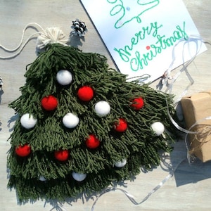 christmas tree decoration - christmas tree decor - boho wall weaving