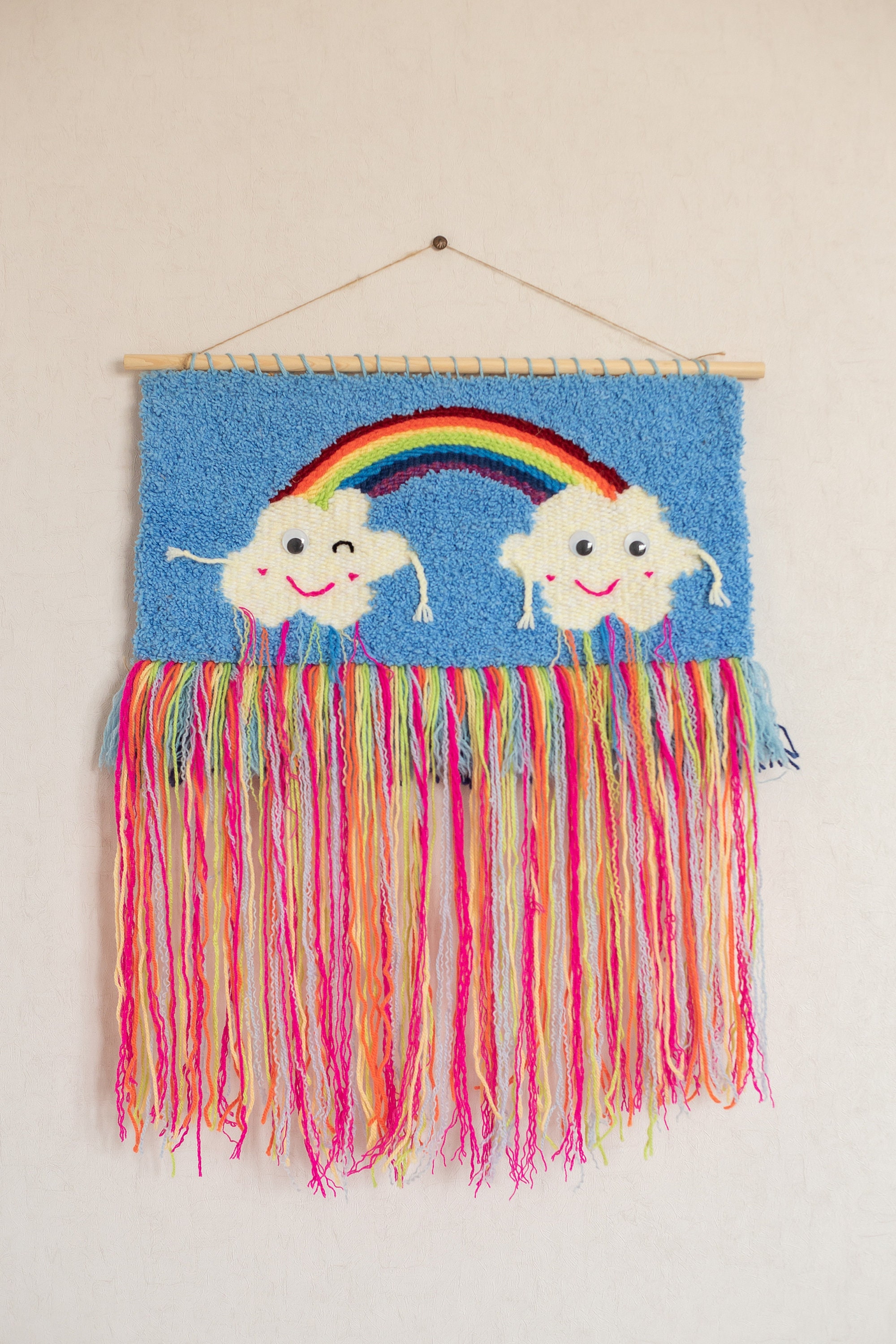 Colorful tapestry for children's room Wall decor Woven Etsy