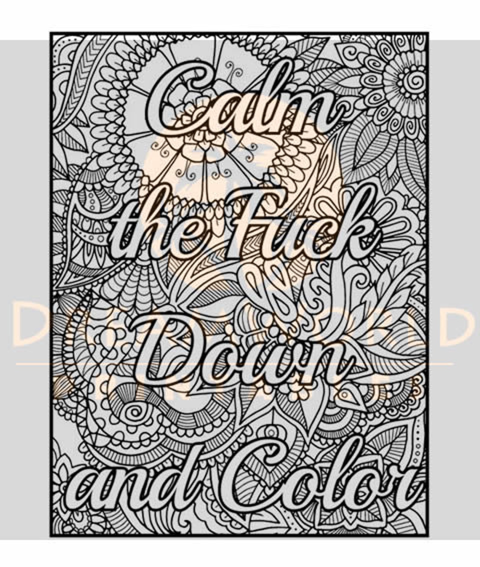 Adult Coloring Curse Word Printables