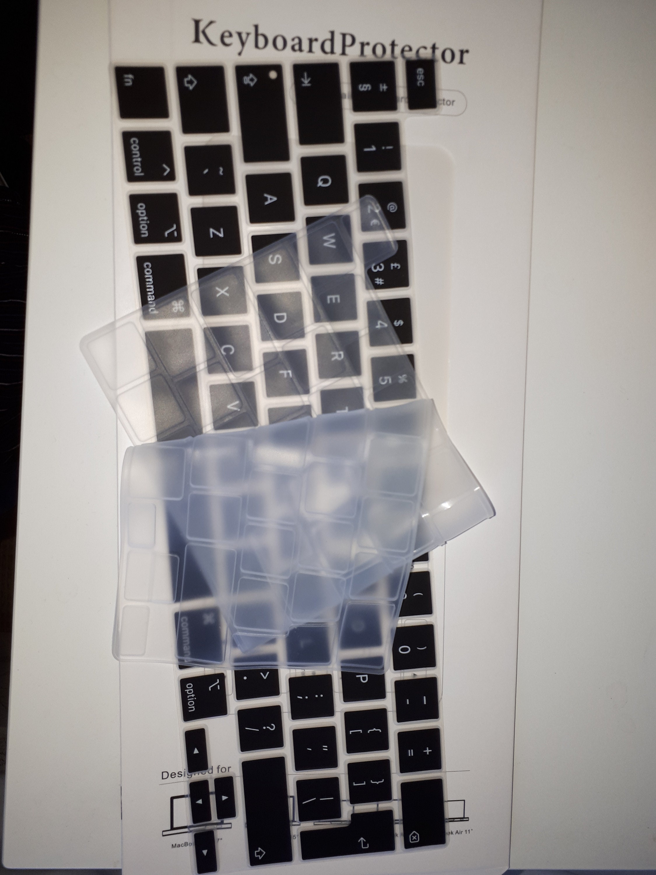 UK EU Keyboard Skin Cover for Apple MacBook PRO 13 A2338 M1 2020 Clear
