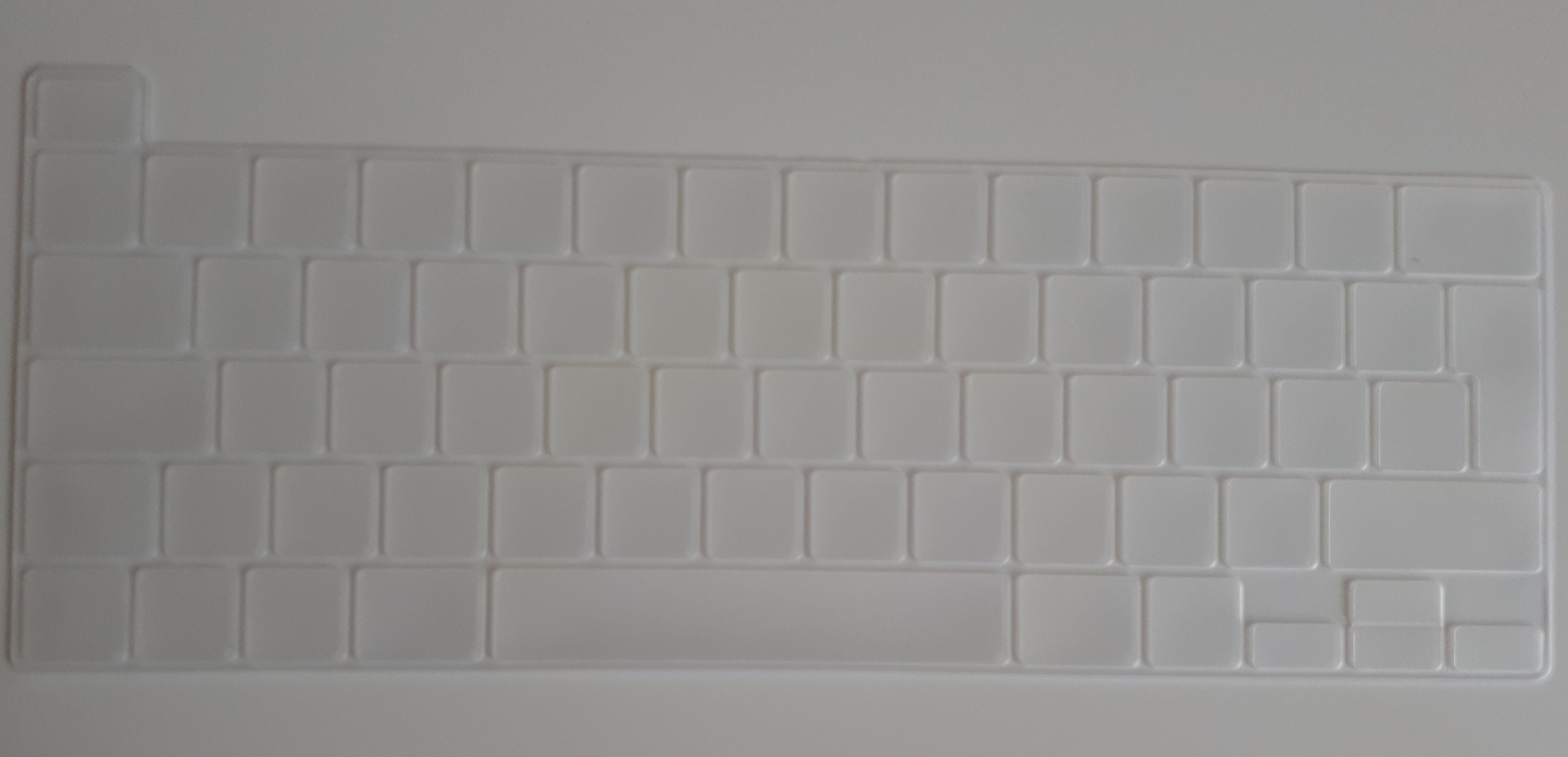 UK EU Keyboard Skin Cover for Apple MacBook PRO 13 A2338 M1 2020 Clear