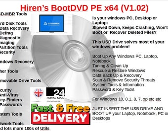 Windows PC Reparations-DVD: Återställning, åtgärda startproblem